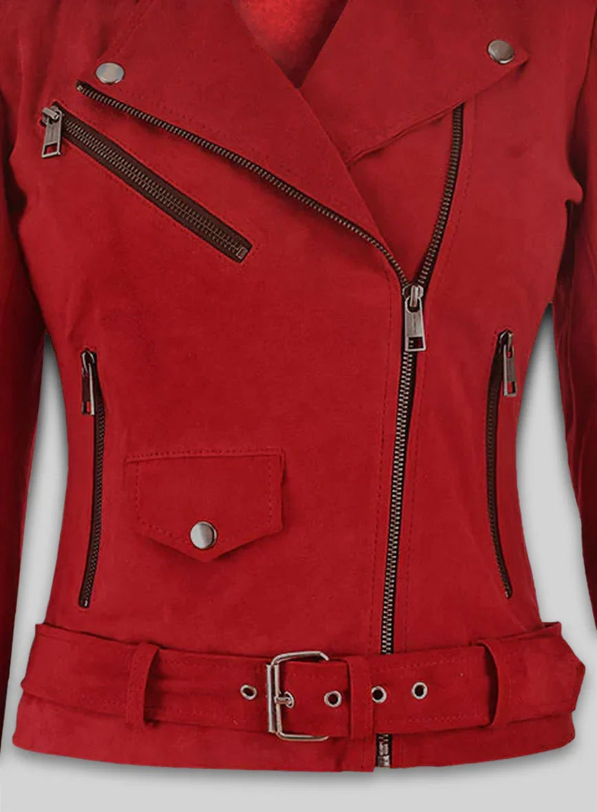 Leathees Women Once Upon Inspired Leather Jacket