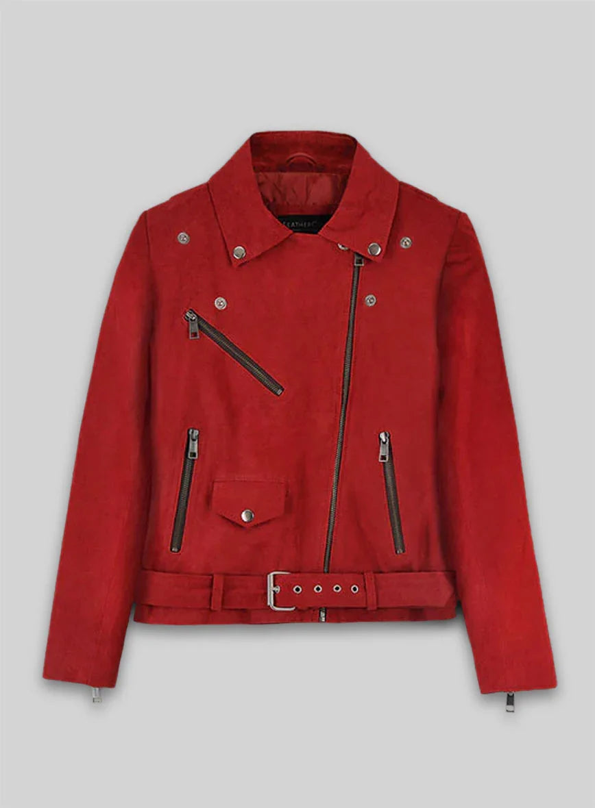 Leathees Women Once Upon Inspired Leather Jacket