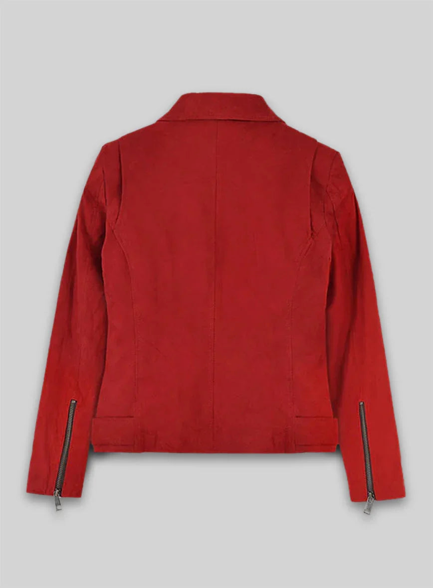 Leathees Women Once Upon Inspired Leather Jacket