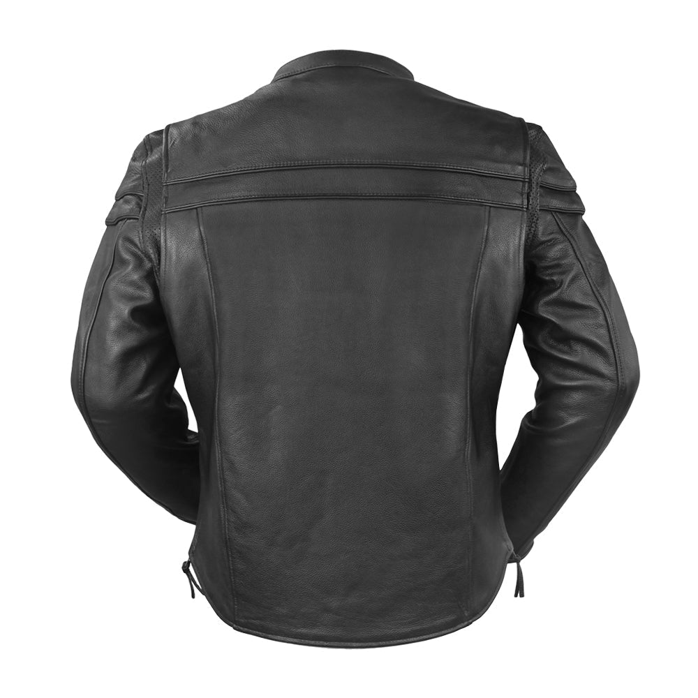 Leathees Mens Maverick Motorcycle Leather Jacket
